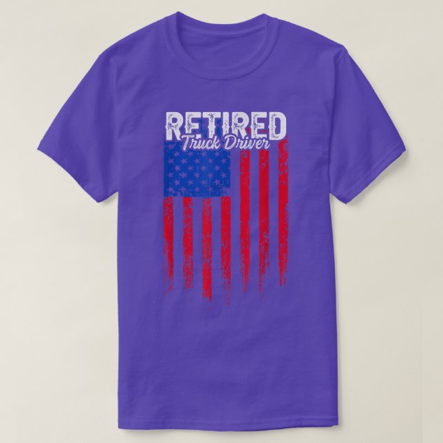 Retired Truck Driver Trucker Retirement2485 T Shirt (Design framsida)