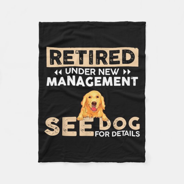 Retired Under New Management See Dog For Details  Fleecefilt (Framsidan)