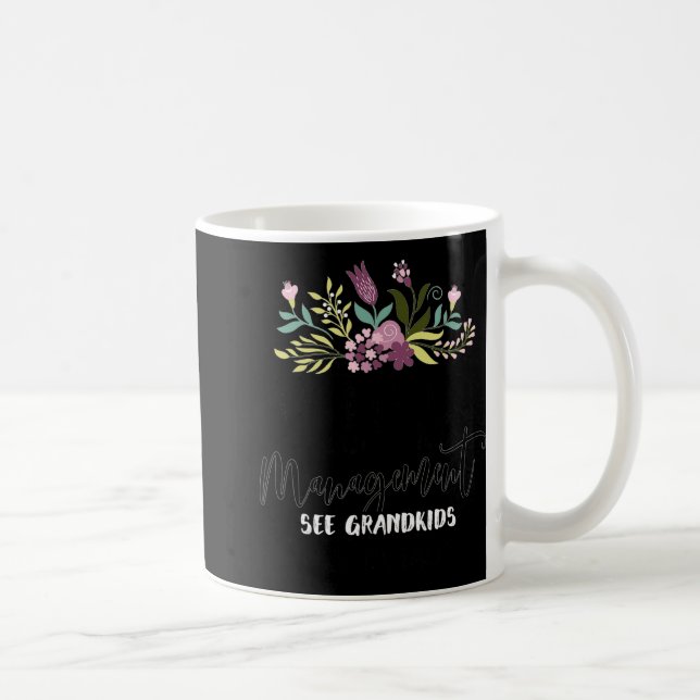 Retired Under New Management See Grandkids Funny R Kaffemugg (Höger)