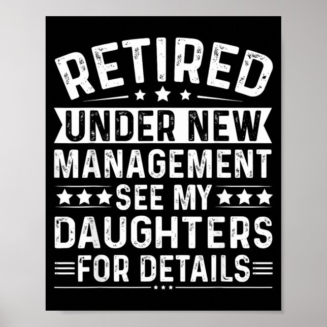 Retired Under New Management, See My Daughters For Poster (Framsidan)