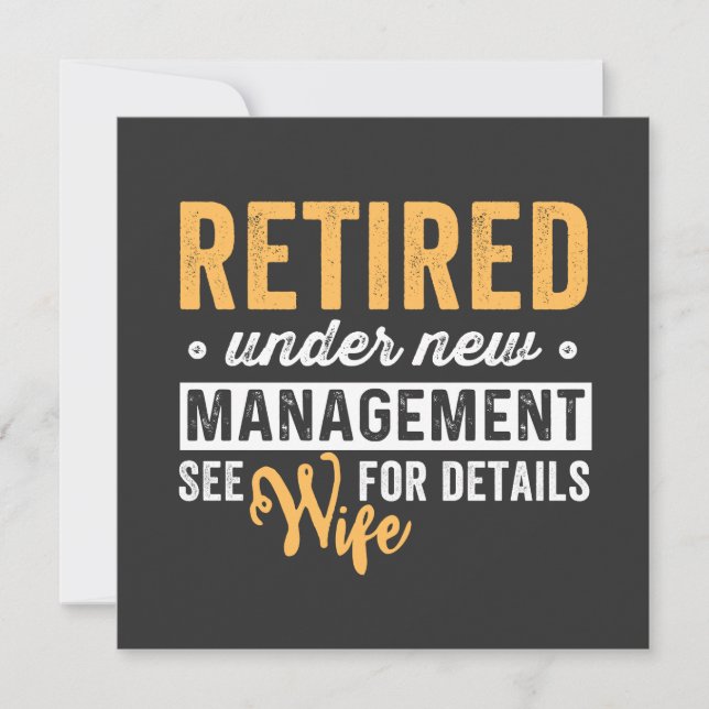 retired under new management see wife for details. inbjudningar (Framsida)