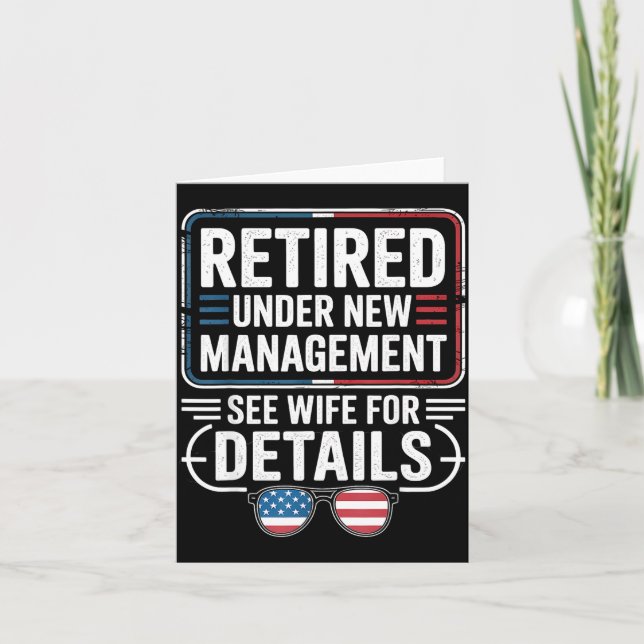 Retired Under New Management See Wife For Details  Kort (Framsida)