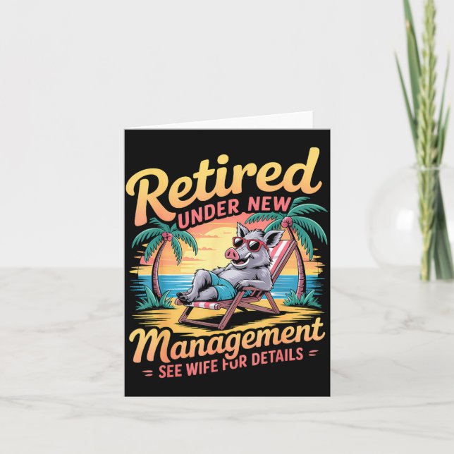 Retired Under New Management See Wife For Details  Kort (Framsida)