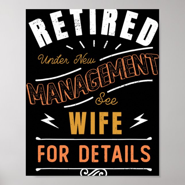 Retired Under New Management See Wife Retirement  Poster (Framsidan)