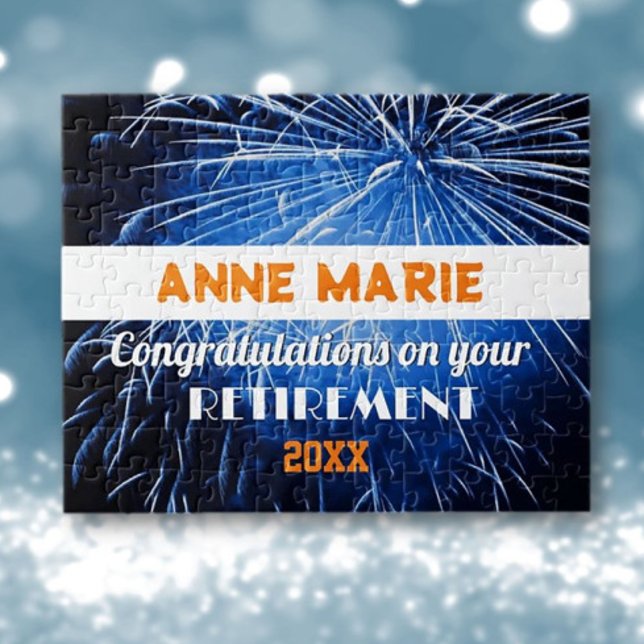 Retiree Gift! Anpassningsbar Pension Puzzle Pussel (Skapare uppladdad)