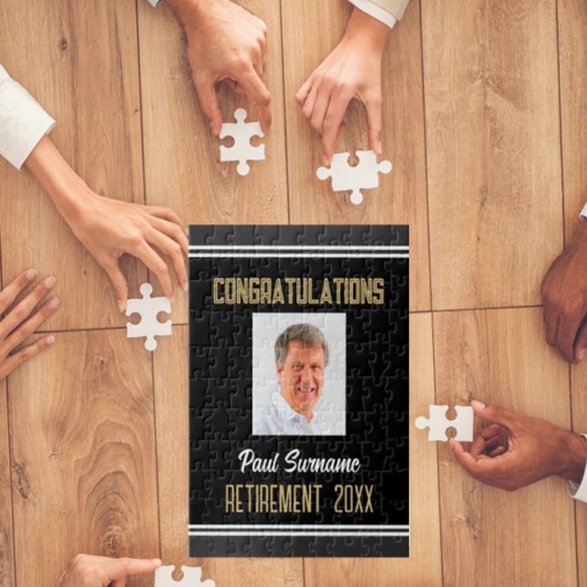 Retiree Gift! Photo Pension Puzzle Pussel (Skapare uppladdad)