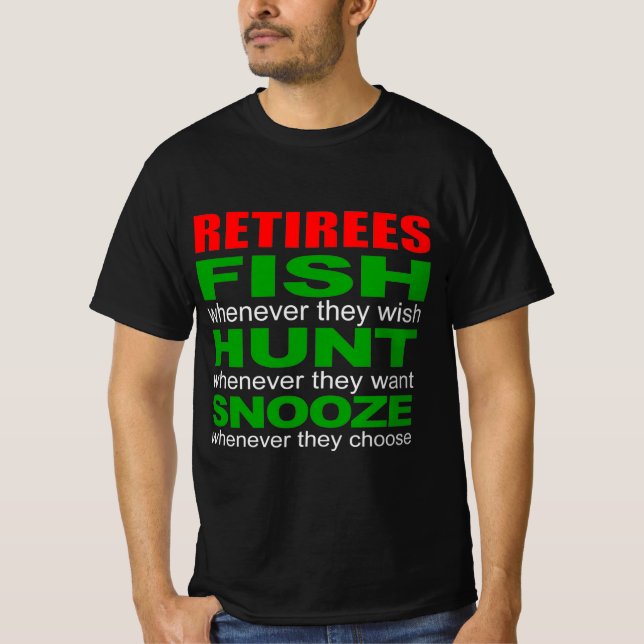 Retiree-val T Shirt (Framsida)