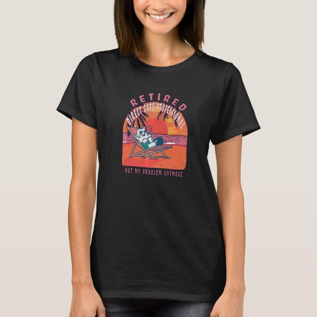 Retireme Retireme, Retrött Direct Care Professione T Shirt (Framsida)