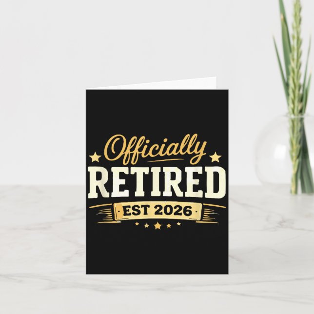 Retirement 2026 funny not problem anymore for men kort (Framsida)
