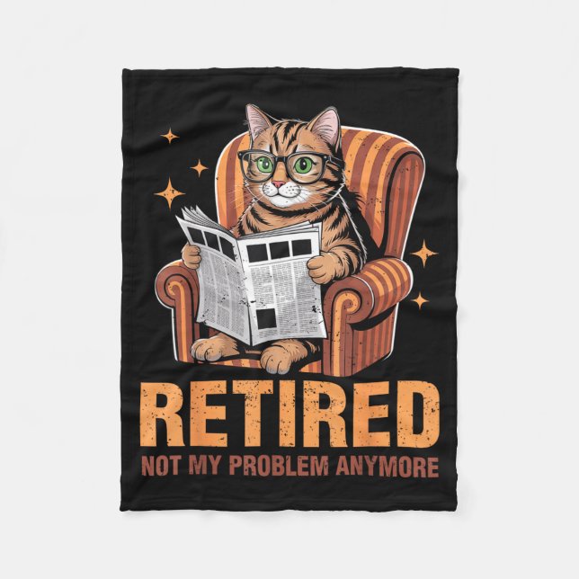 Retirement 2026 Retired 2026 Not My Problem Anymor Fleecefilt (Framsidan)