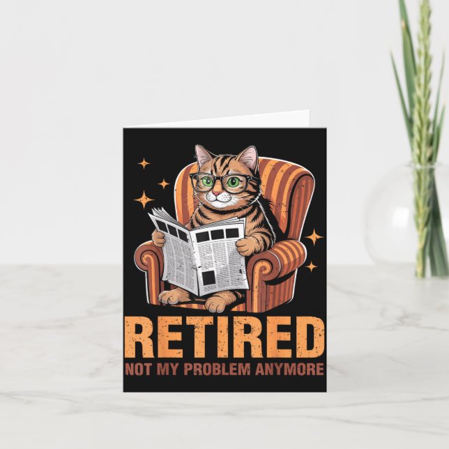 Retirement 2026 Retired 2026 Not My Problem Anymor Kort (Framsida)