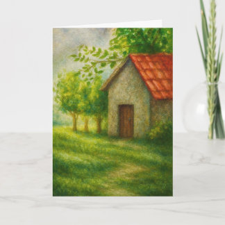 Retirement Card | Enjoy Every Minute Shed Painting Kort