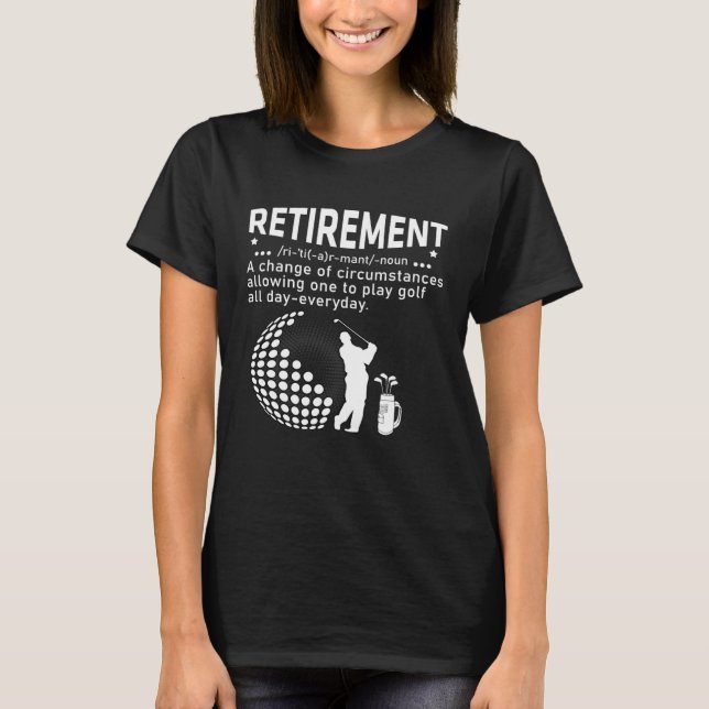 Retirement Golf  Retired Golfers Awesome  Dad T Shirt (Framsida)