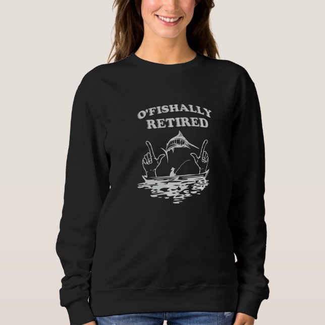 Retirement O'fishally Retired Apparel T Shirt (Framsida)