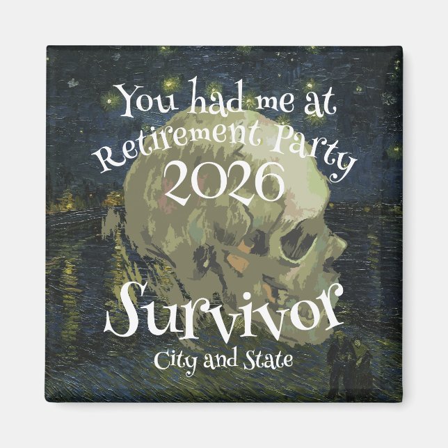 Retirement Party 2024 2025 2026 2027 2028 2029  Magnet (Framsidan)