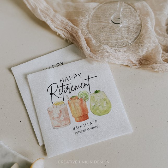 Retirement Party Pappersservett (Skapare uppladdad)