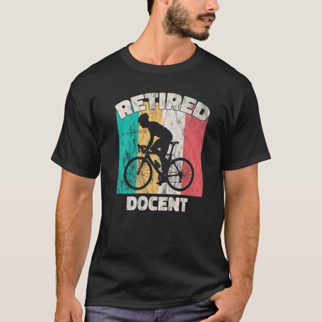Retirement  Retired Docent T Shirt (Framsida)