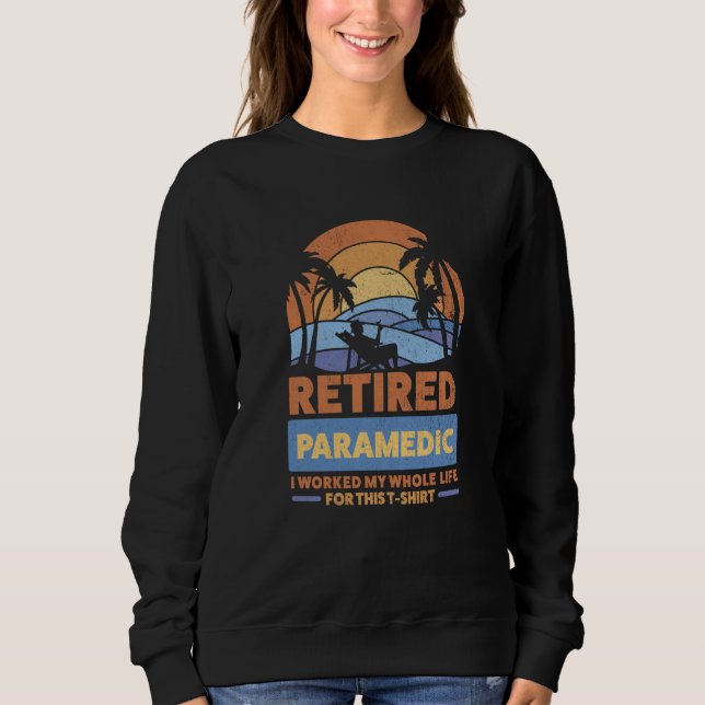 Retirement Retiree Retired Paramedic  3 T Shirt (Framsida)
