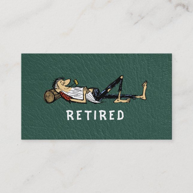 Retirement - Rip Van Winkle image business (Framsida)