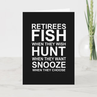 Retirer fiskar när de vill kort