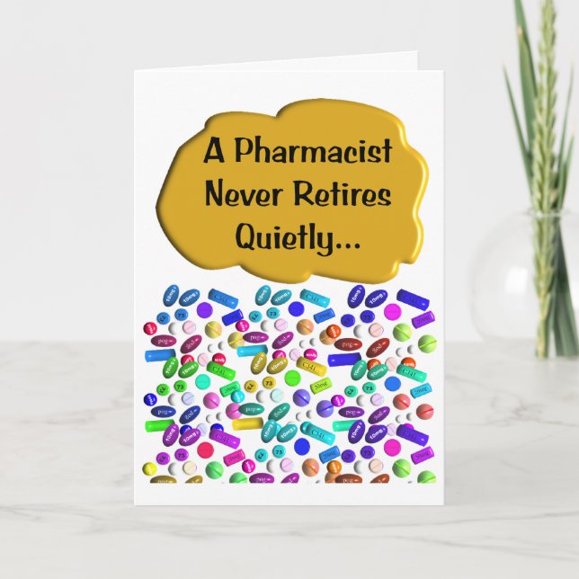 Retiring Pharmacocard Kort (Framsida)