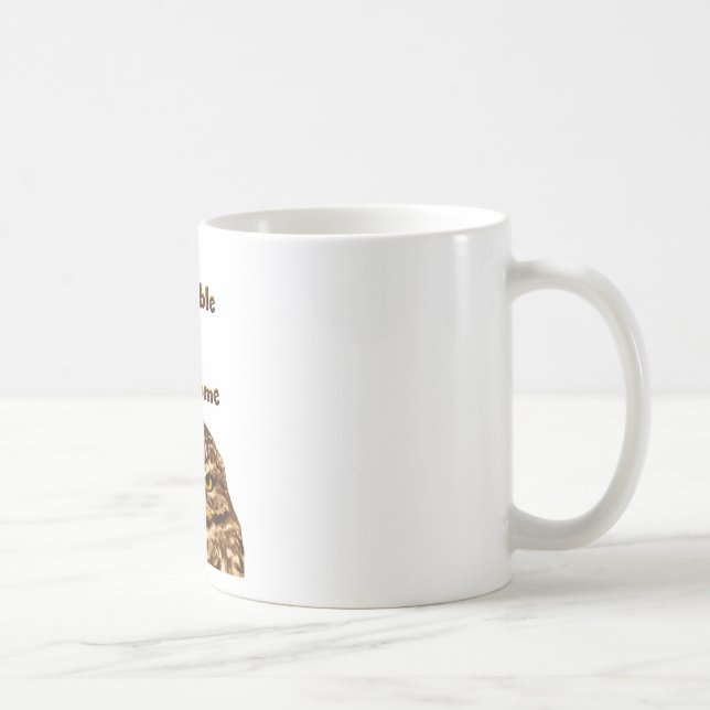 Retlig uggla kaffemugg (Höger)