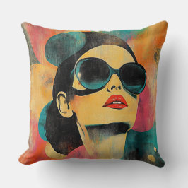 Reto Bold Woman in Sunglasses Kudde