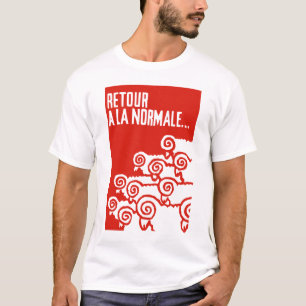 retour en T-tröja för lanormale 1 T Shirt