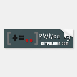 RetPaladin.com - Bildtext - Spelare Bildekal