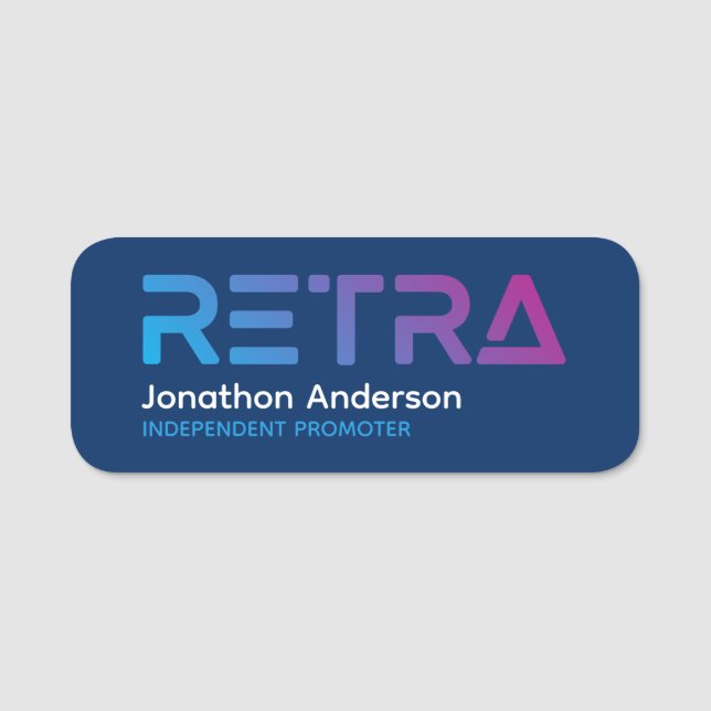 Retra Namnbricka (Framsida)