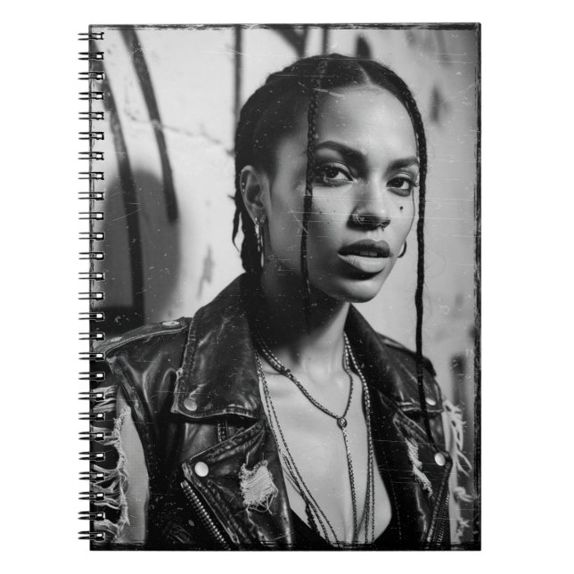 Retratos callejeros NY90 Anteckningsbok (Framsidan)