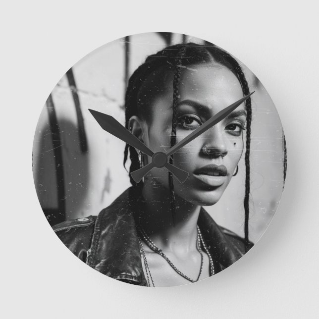 Retratos callejeros NY90 Rund Klocka (Framsida)