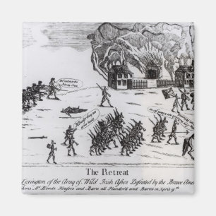 Reträtten som publiceras 1775 magnet