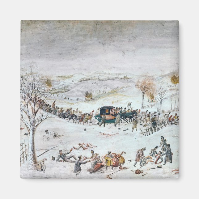 Retreat från Ryssland Magnet (Framsidan)