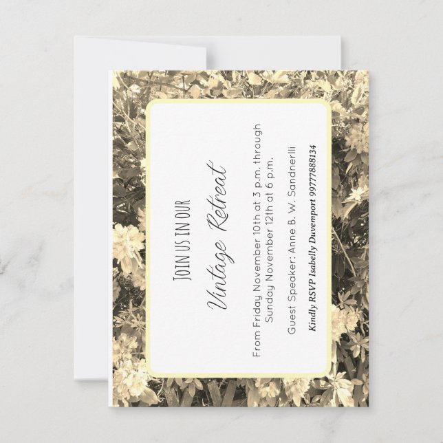 Retreat invitation (Framsida)