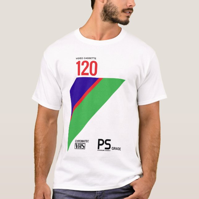 Retrhomage Series 80s 120-PS VHS T Shirt (Framsida)