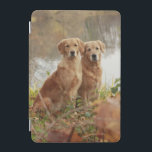 Retriever Buddies iPad Mini Skydd<br><div class="desc">Den här fina utformningen är gjord för dig,  hund älskare! De vackra guldkyrkorna kommer att ge dig ett leende varje gång du ser dem.</div>