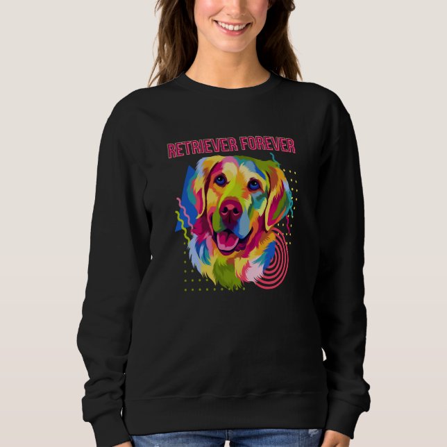 Retriever Forever Motivational Quote Golden Retrie T Shirt (Framsida)