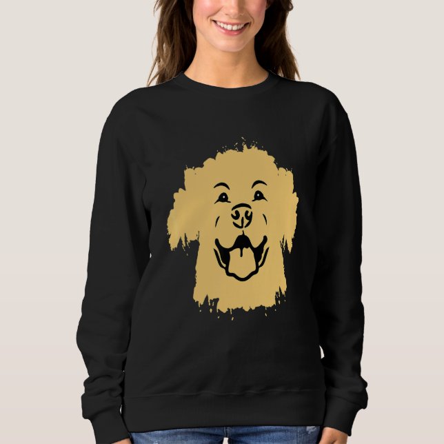 Retriever Labrador   Owner Happy Face Dog Lab T Shirt (Framsida)