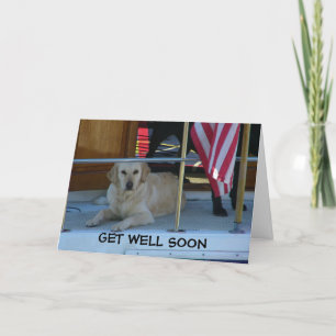 RETRIEVER SAYS FÅ BRA SNART KORT
