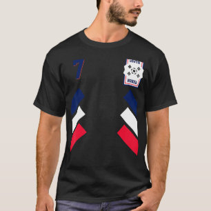 Retro7 Sydkoreas fotboll Sydkoreas fotbollsspelare T Shirt