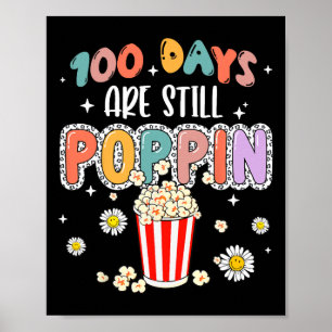 Retro 100 dagar och doppin ungefär 100 dagar poster