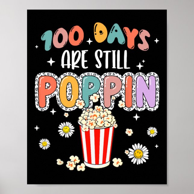 Retro 100 dagar och doppin ungefär 100 dagar poster (Framsidan)