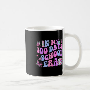 Retro 100-dagarsdagen för skolläraren 100 dagar kaffemugg
