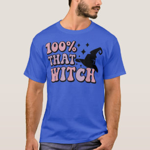Retro 100 % som glatt 100 Halloween T Shirt