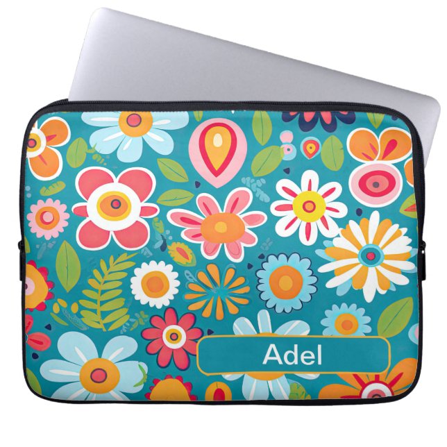 Retro 10 laptop fodral (Framsidan)