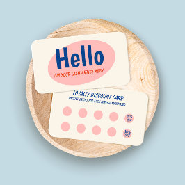 Retro 10 Slå förmånskort Visitkort