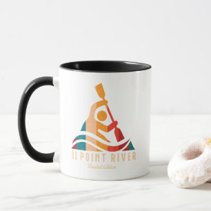 Retro 11 Point River Kayaking Mugg