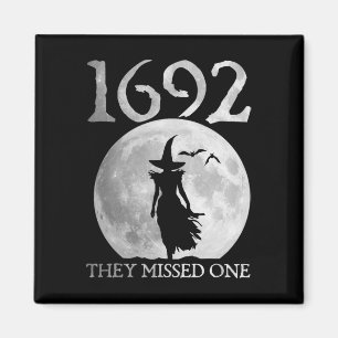 Retro 1692 De missade en saltlösning 1692 Hallow Magnet
