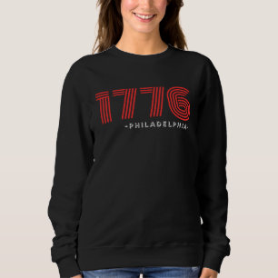 Retro 1776 Philadelphia USA Flagga Patriotisk Phil T Shirt